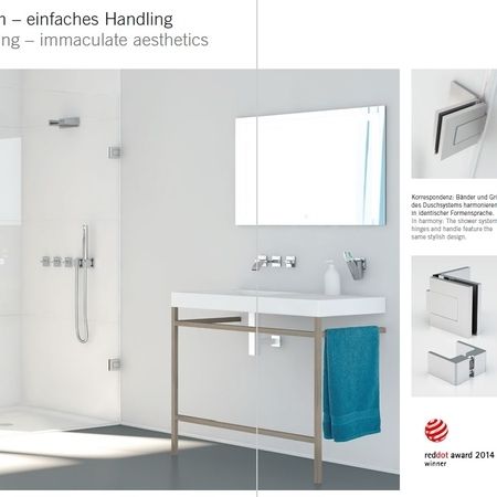 Katalogblätter für kalkabweisendes Glas