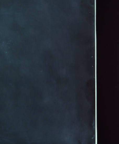 Unbehandeltes Glas - Nahaufnahme