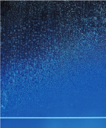 Unbehandeltes Glas - Nahaufnahme