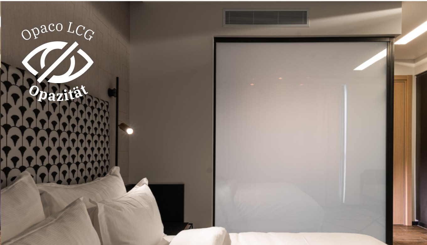 Vetrovari Milchglas in einem Schlafzimmer